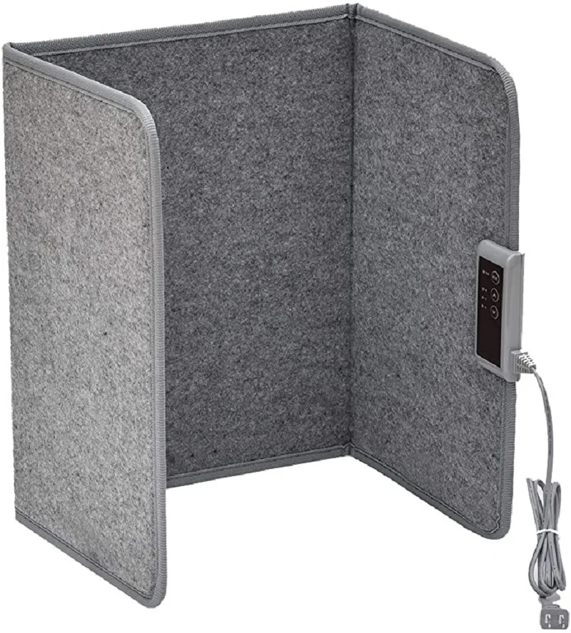 Foldable Foot Warmer Under Desk for Leg Feet Electric Portable Space Heater for Home Office Quiet Safe Quick Heating Panel