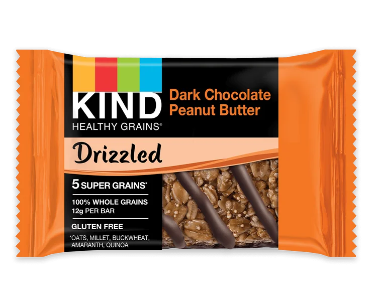 
mixed nut snack mini snack bar Exporter Dark Chocolate Peanut Butter Drizzled Healthy Grain BarCoated Peanuts of Crackers Snack 