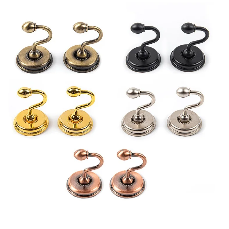 Decorative Wall Mounted Window Curtain Holdback Hook Drapery Tiebacks Curtain Tieback Hook