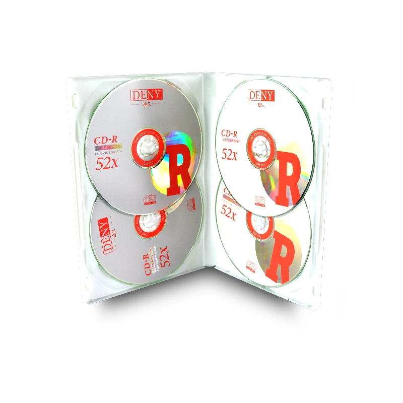 Hot sale cheap deny blank cd with 700mb 52x OEM wrap layer style time packing pcs