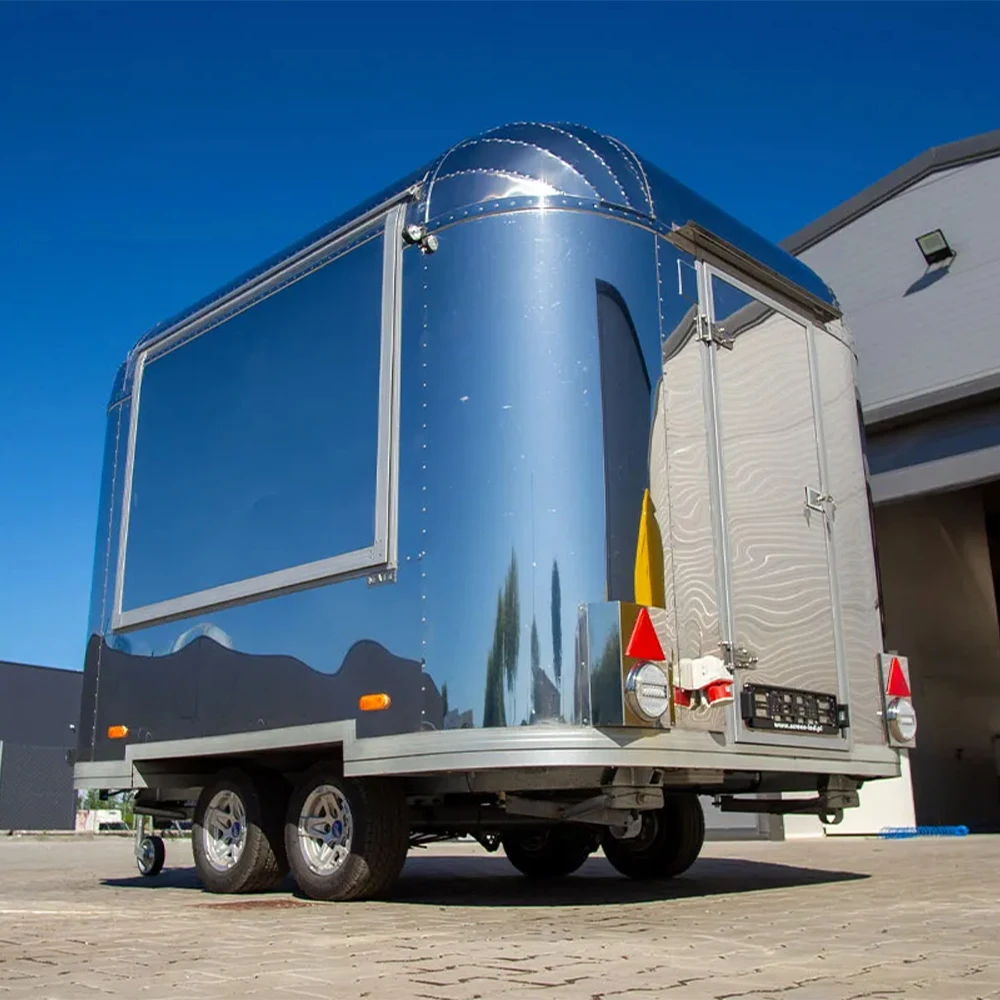 Новый мир Лидер продаж тележка для кофе airstream продовольственный прицеп грузовик продажи