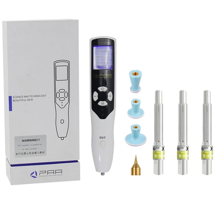 2in1 Ozone Generator Fibroblast Jet Plasma Lift Pen For Eyelid Face Lifting Skin Tag Mole Dark Spot Wrinkle Remover Pen