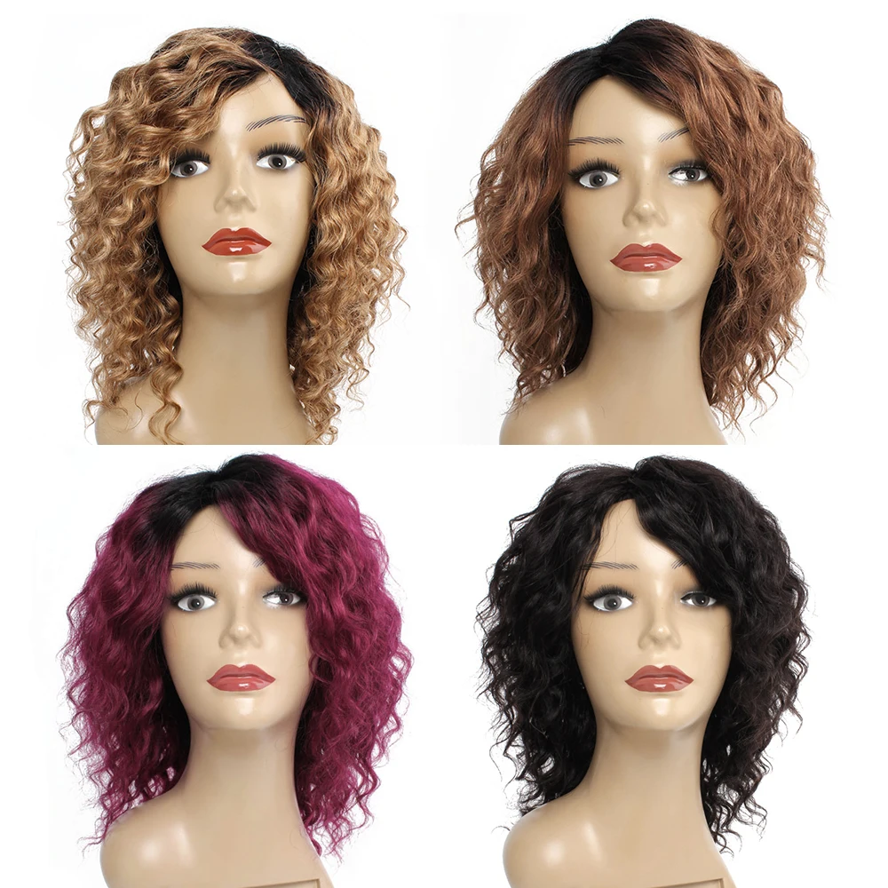 Wholesale Brazilian Human Hair Wigs Short, Short Virgin Wigs For Black Women