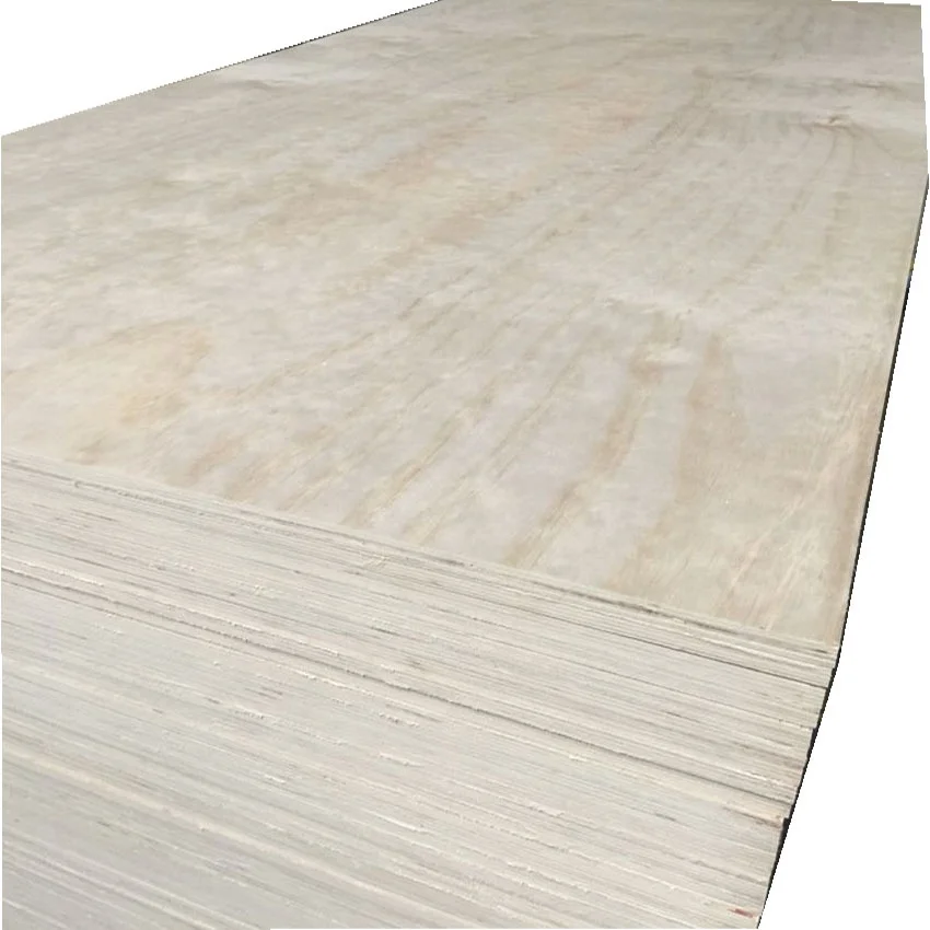 19mm Poplar and Pine Veneer Plywood Sheet for Furniture Making