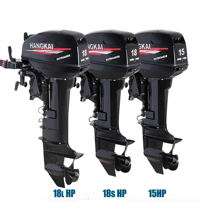 Sample Ok Boat Engine 15HP 2 Stroke HANGKAI Gasoline Outboard Motors for Fishing Boat yamaha mercury outboard motor