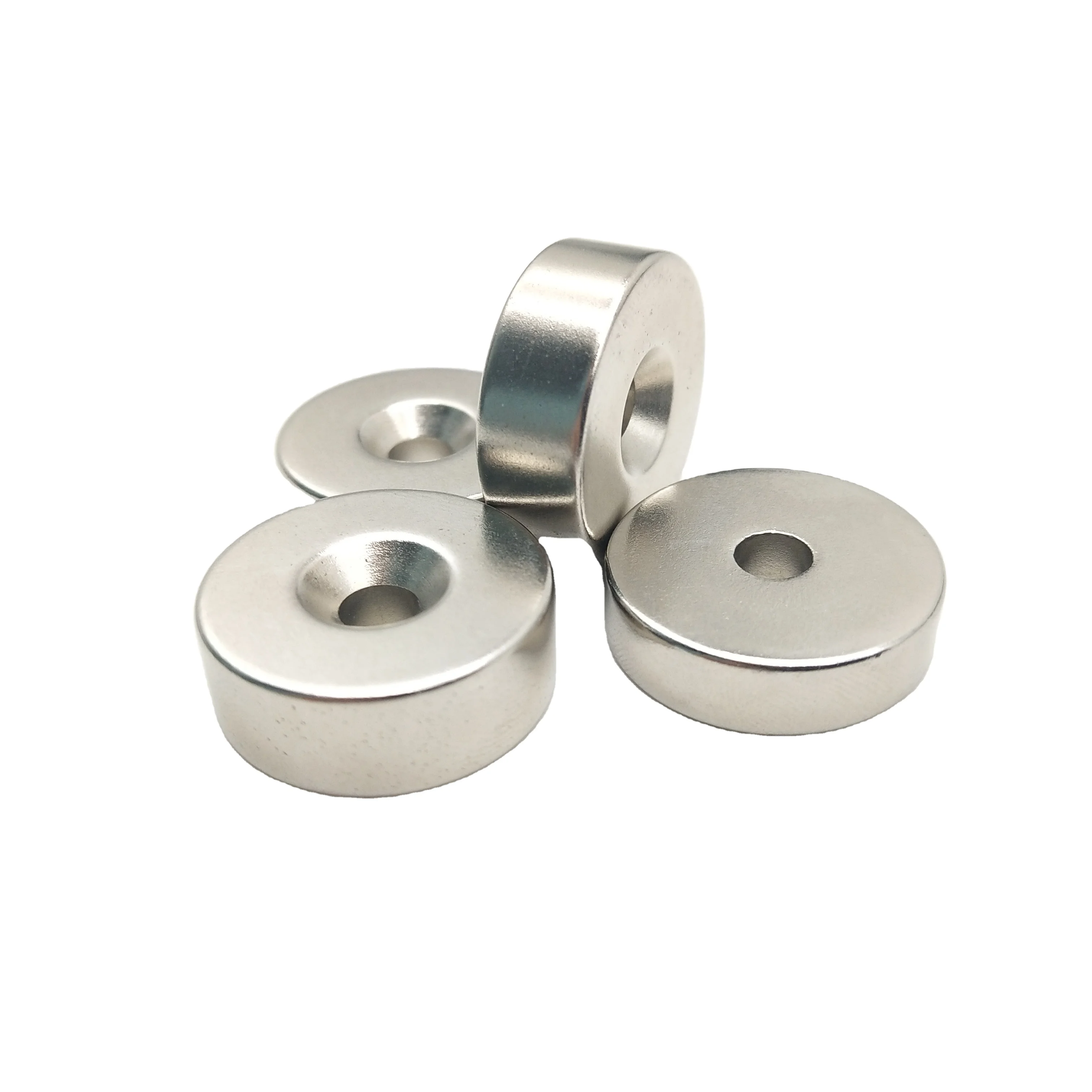 china manufacturer price customized rare earth neodymium countersunk magnet disc round NdFeB magentsN35 N40 N45 N50 N52