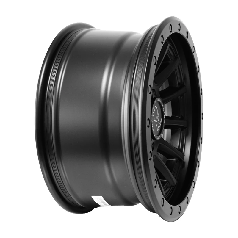 4X4 wheel rim 16x7.0 Size  4x4 alloy wheel 5H165.1 for Land Rover Defender gloss black Finish for black rhino