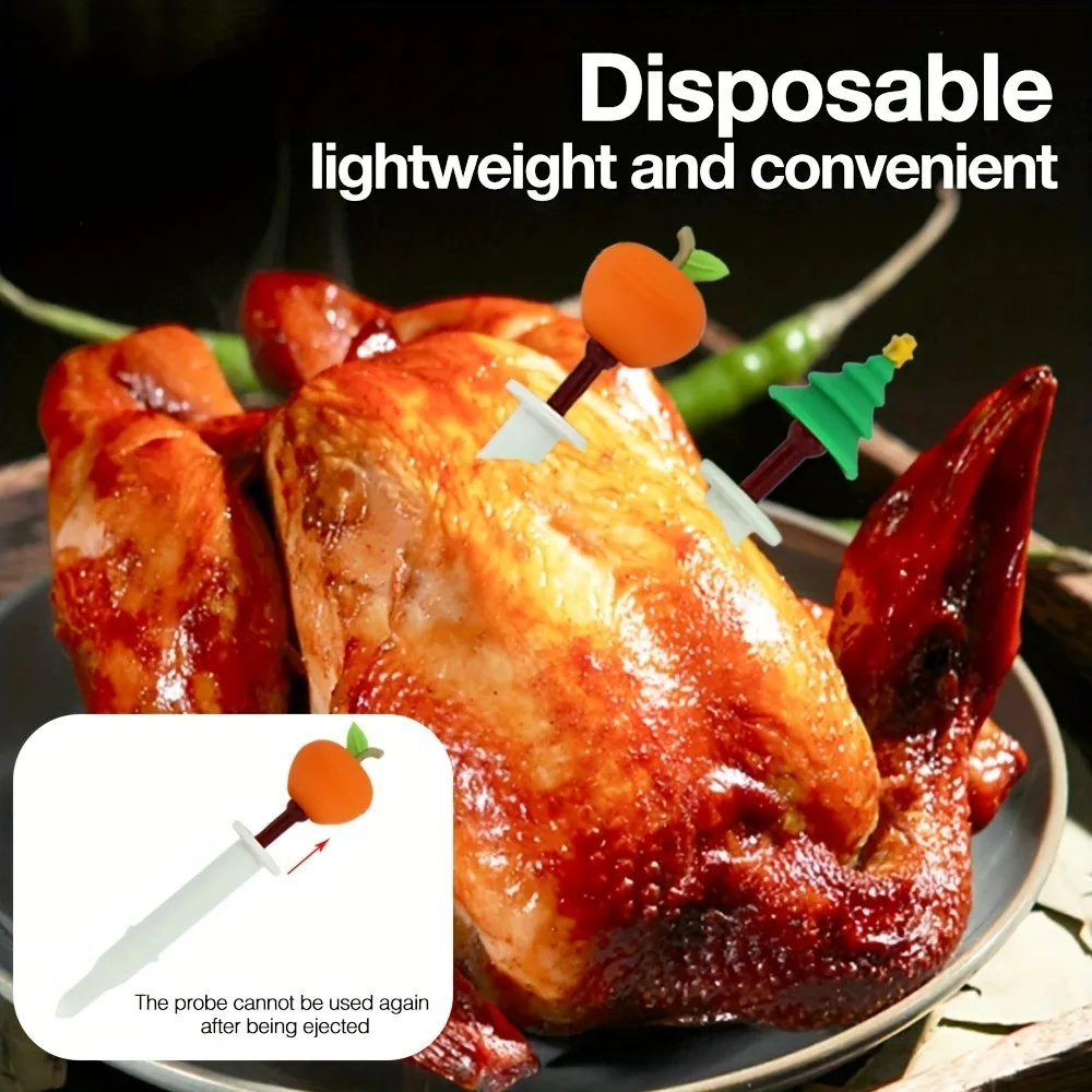 Disposable Poultry Thermometer Pop Up Turkey Timer portable bbq grills charcoal turkey timer