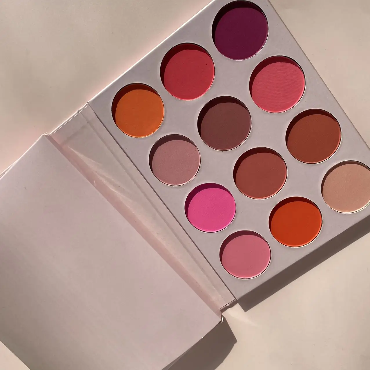 12 colors Makeup Contouring Palette Pressed Powder blush palette  Contour Palette Private label