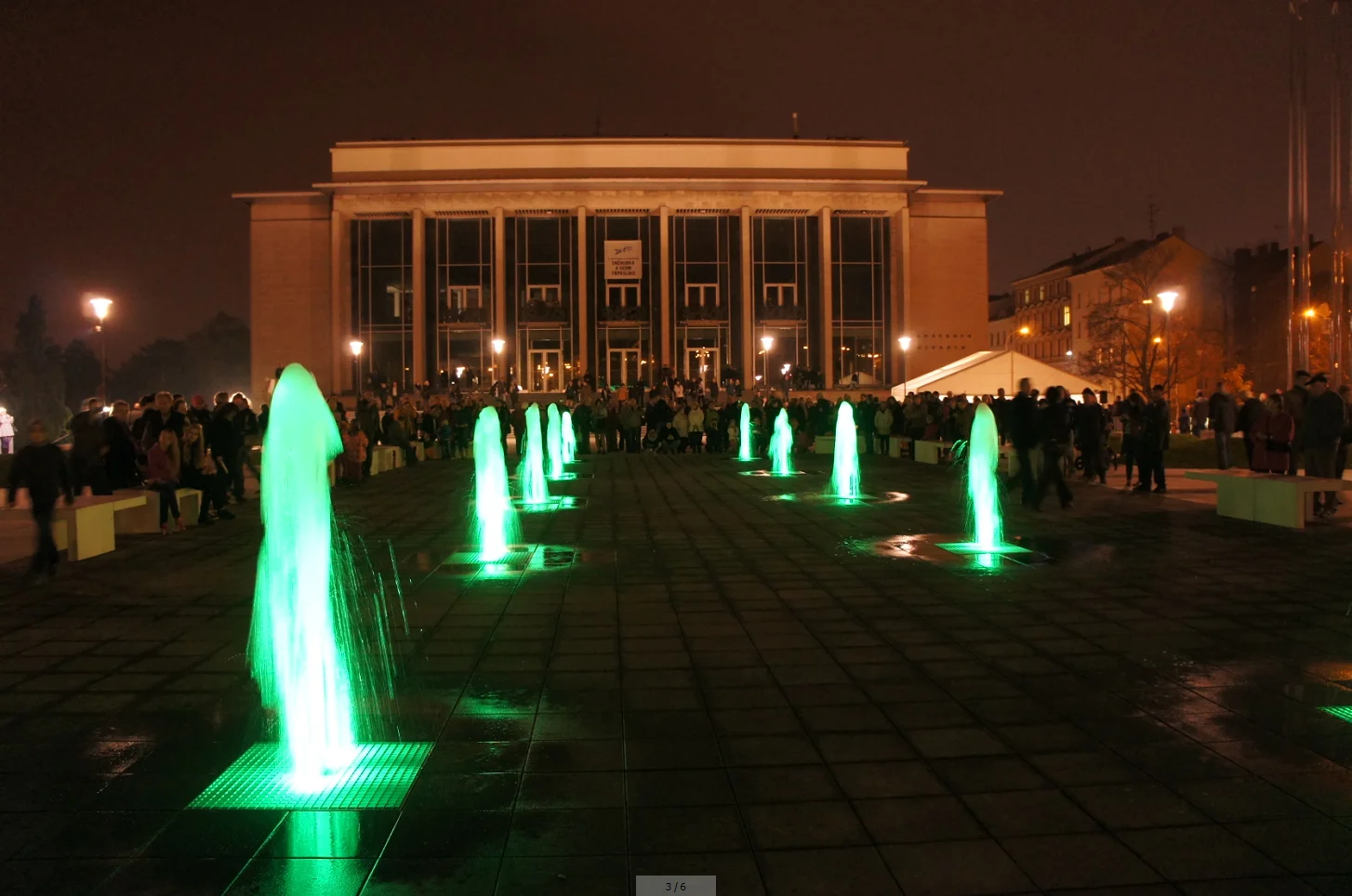 RGB 316L stainless steel led colored pool fountain lighting with 3 years warranty