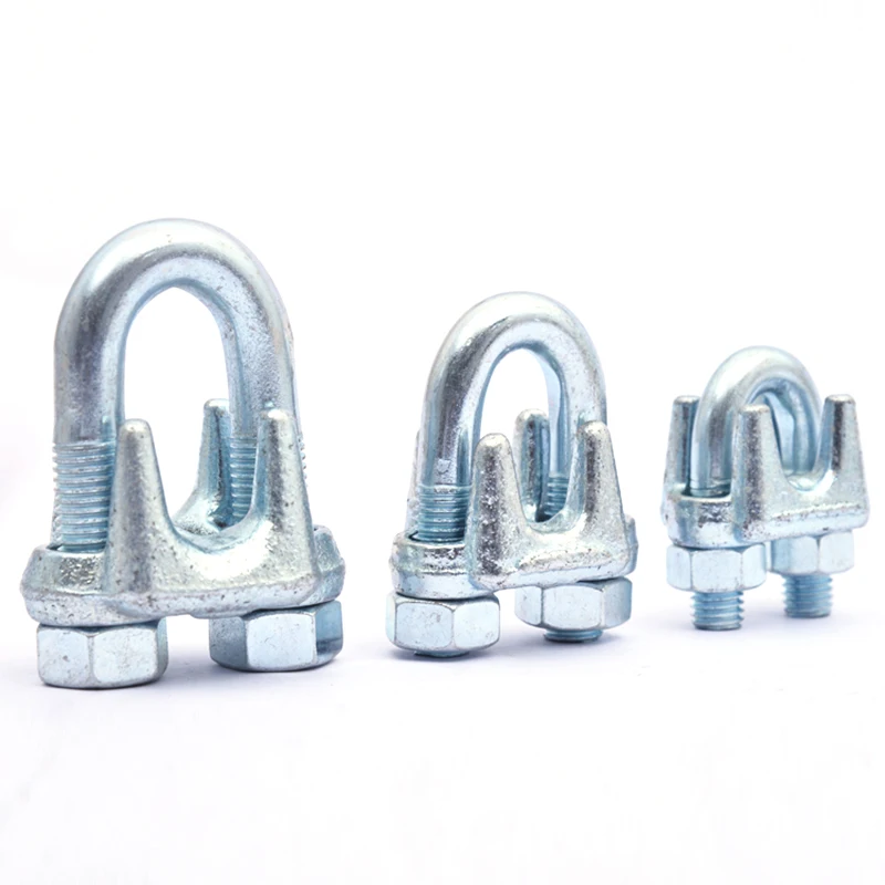 Customized standard size us type wire rope clips din1142 wire rope clip