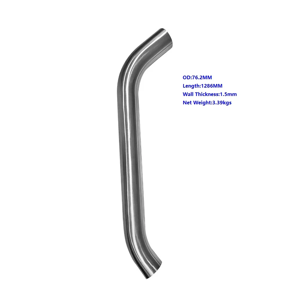 Factory Welding Fabrication cnc tube bending service auto parts custom stainless steel exhausted pipe motorcycle part