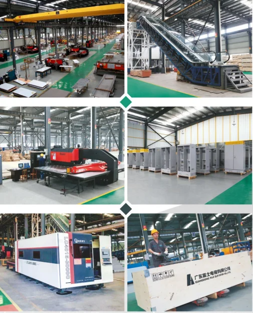 7 Inch Screen With Speaker 3 Phase MRL Elevators 4 Persons 400KG MRL Traction Lift