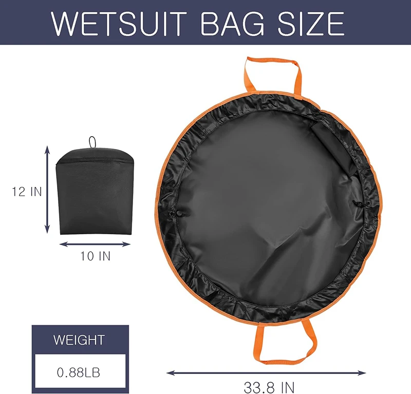 Portable Surf Changing Mat for Surfing Swimming Kayaking Scuba Snorkeling Wetsuit Dry Surf Bags Wetsuit Change Mat