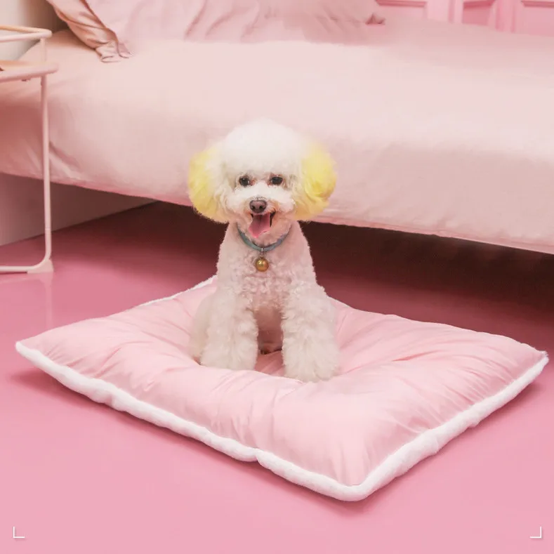 Pet Ice Silk Cushion Cool Comfortable All Seasons Purple Mattress Dog Bed Pet Mattress