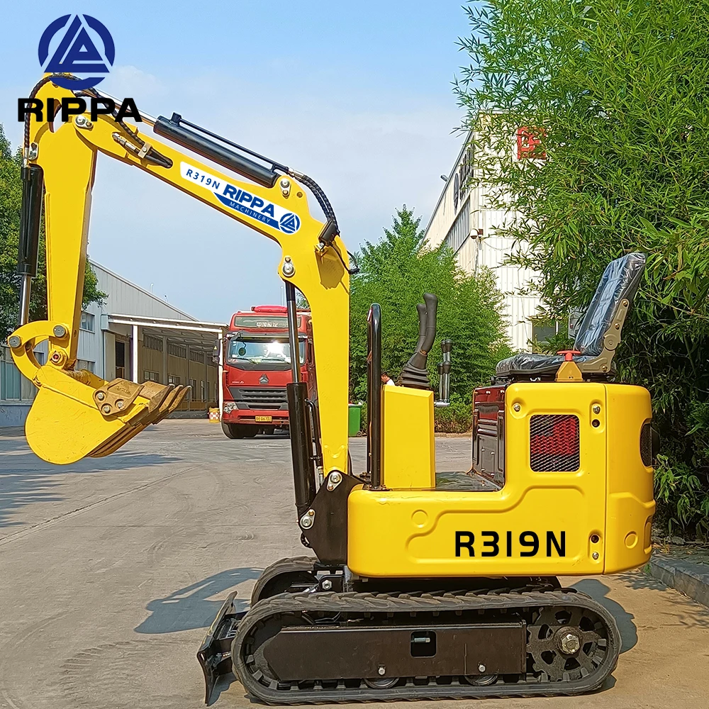 Rippa Mini Excavator R319N Official Unified Retail Price EPA Engine Farm Crawler Micro Digger New Home Excavator