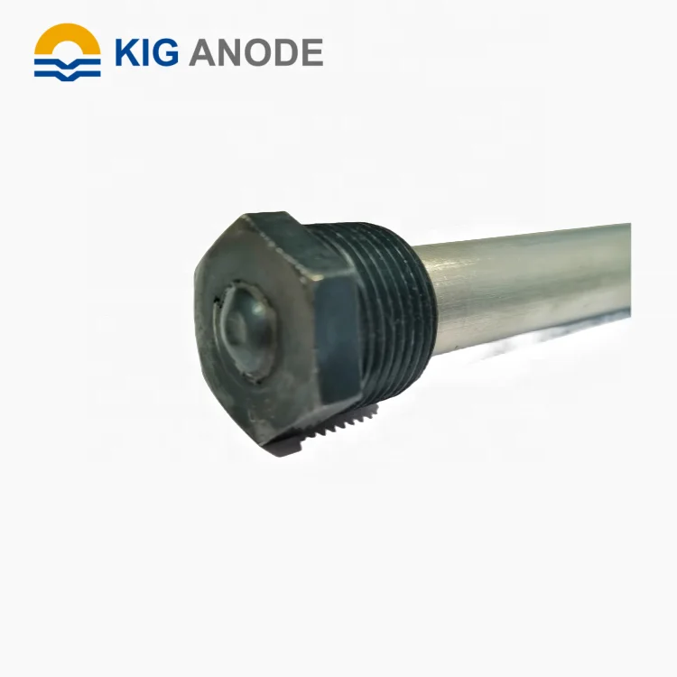 sacrificial anode rod AZ31 17*235MM WITH 3/4NPT NUT