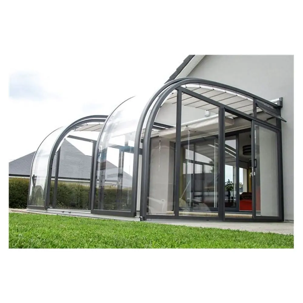 Prima Bi fold Sun Parlor Bifolding Solarium  Smooth Garden Room