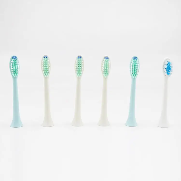 
Ultrasonic electric toothbrush head with high quality soft bristles that can be disassembled 