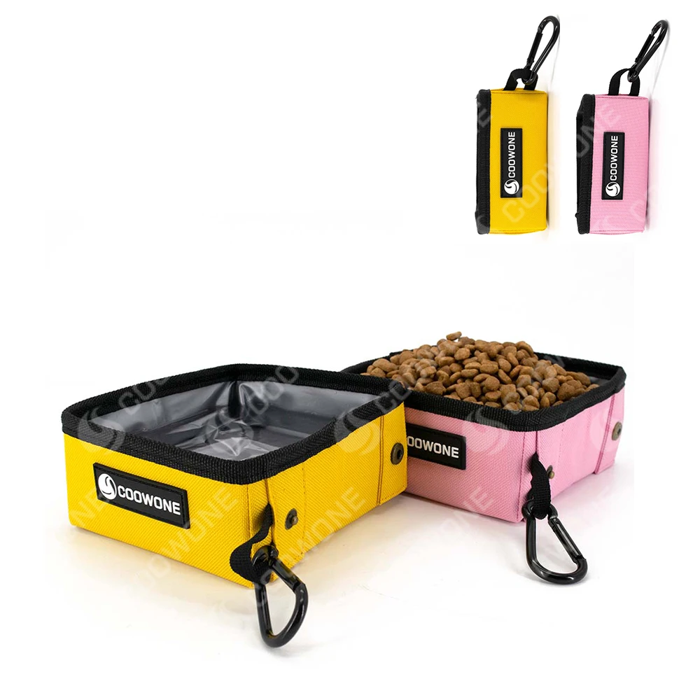 Bowls Puppy Dogs Raised Food Bowl For Dog Pet Dog Water Bowls Portable Pet Feeding Watering Dish for Walking Travel