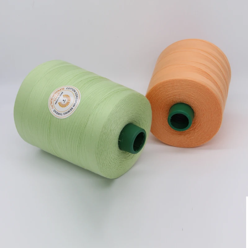 Factory Price Tex24 45s/2 29s/3 Poly Poly Core Spun Polyester China Sewing Thread For Jeans