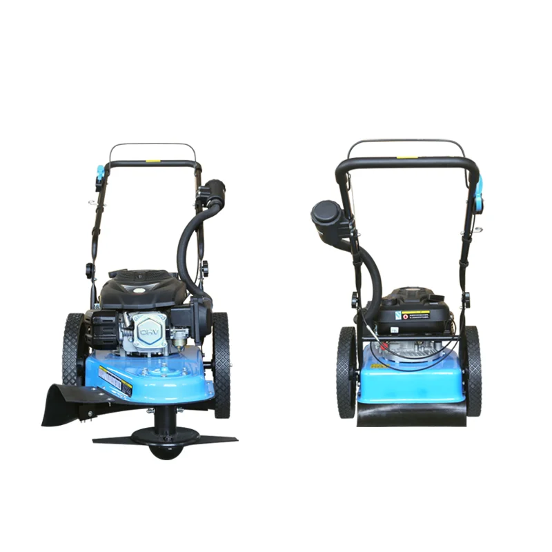  7hp бензиновый двигатель триммер на колесиках газонокосилка
