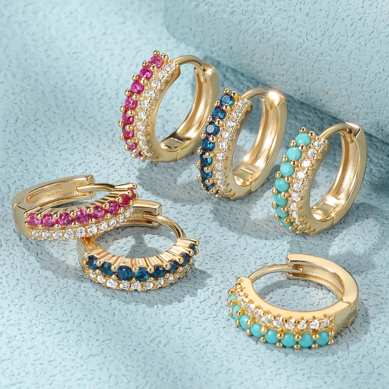 CANNER Huggie Hoop Earring Hip Hop 925 Sterling Silver Gold Plated Tiny 18K 14K Solid Custom Huggies Earrings