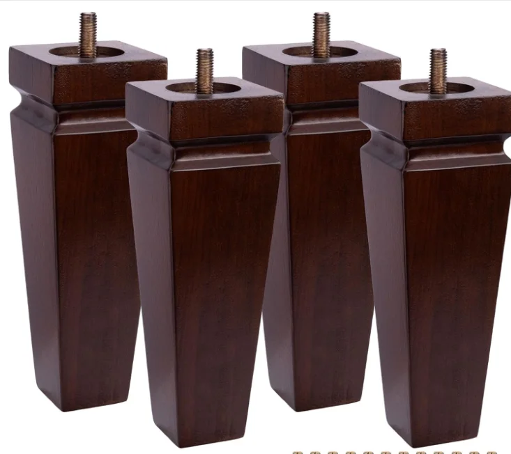 Table Legs 16 Inch Wood Furniture Legs for Coffee Table