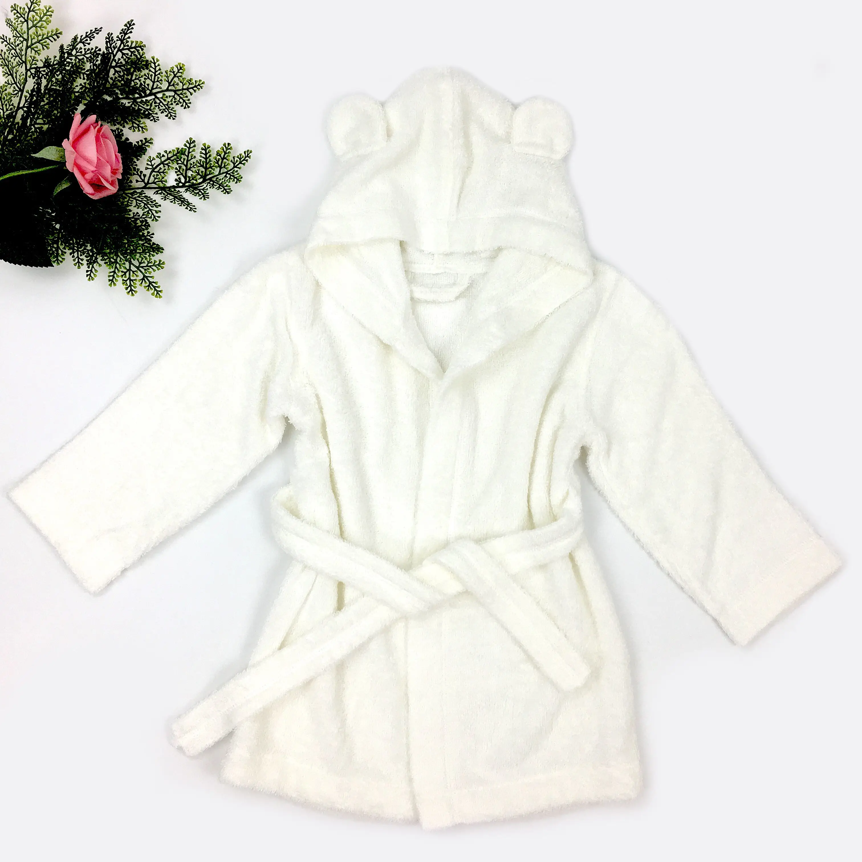  Good Feeling Custom Organic Bamboo Baby Bath Robe Wholesales Kids