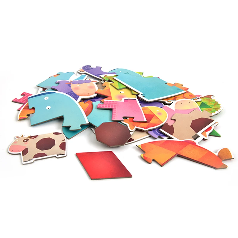 
Mideer Children Educational Cartoon Animal Puzzle Games Toys 