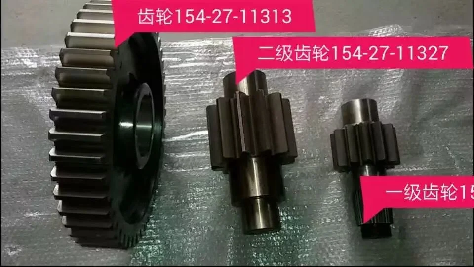Factory direct selling D85A-21 D80A-18 D85P-21bulldozer spare parts gear 154-27-11313 pinion 154-27-11327 gear 154-27-11314