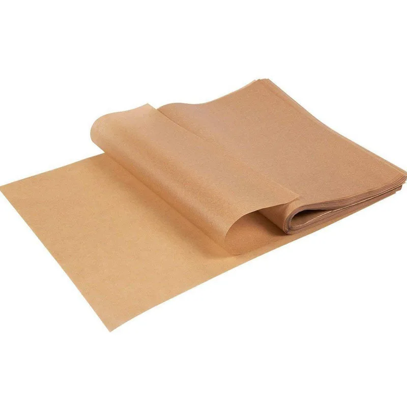 25*35 baking silicone oil paper food grade non-stick high temperature parchment paper air fryer paper disposable pan liner