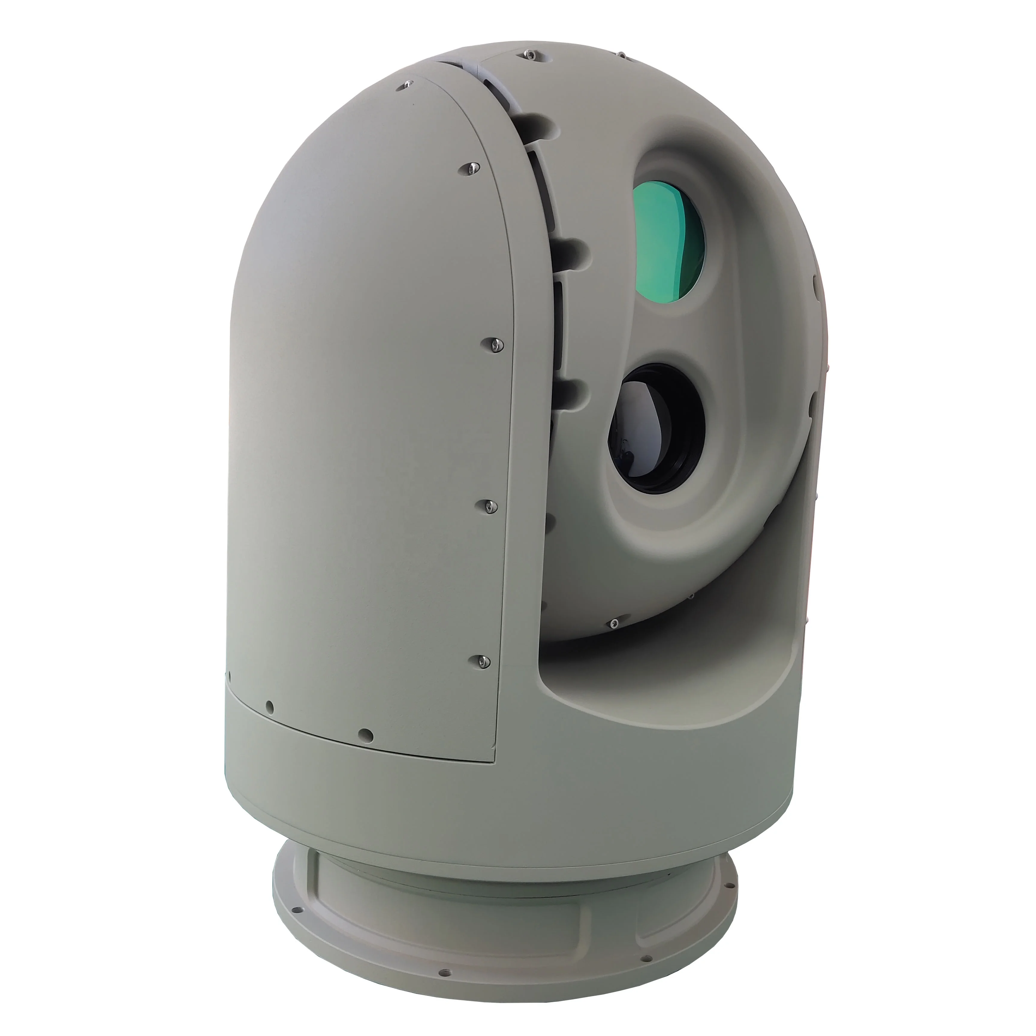 Anti-salt fog 2 axis gyro stabilization dual sensor maritime thermal imaging PTZ camera