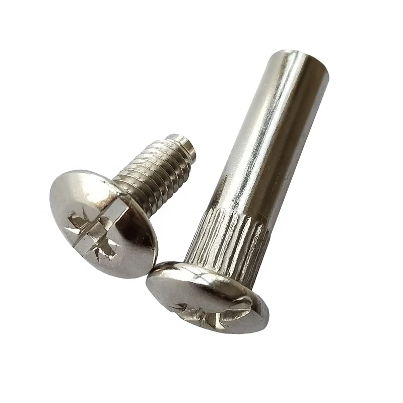 Connecting screw Double-Ended Cam Bolt Furniture Combination Screw with Combination Finish for Easy Furniture Assembly