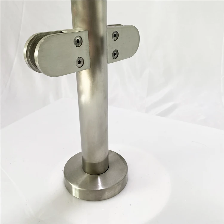 Stainless Steel Black Finish, for Stairs and Deck handrails,can be Installed on Wood or Concrete Floor