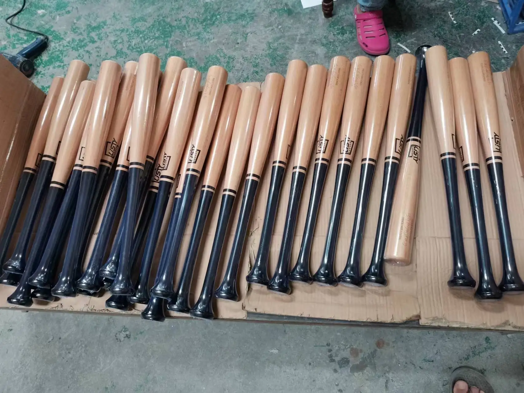 Listy Duosun Wholesale Solid Wood Baseball Bat