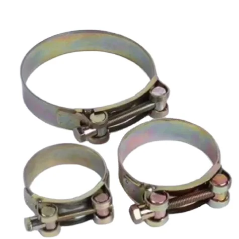 
German style adjustable semi-steel worm gear hose clamp Pipe clamps 