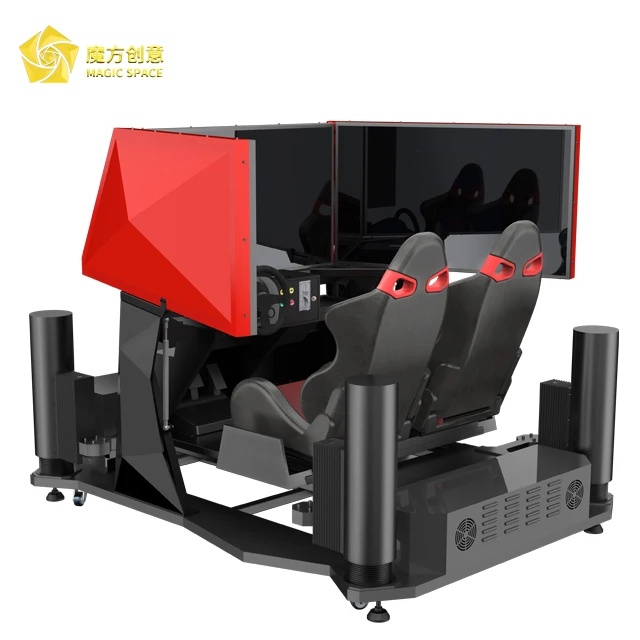 Exciting 9D VR Racing Simulator Arcade-Style MR Equipment with Virtual Reality Game