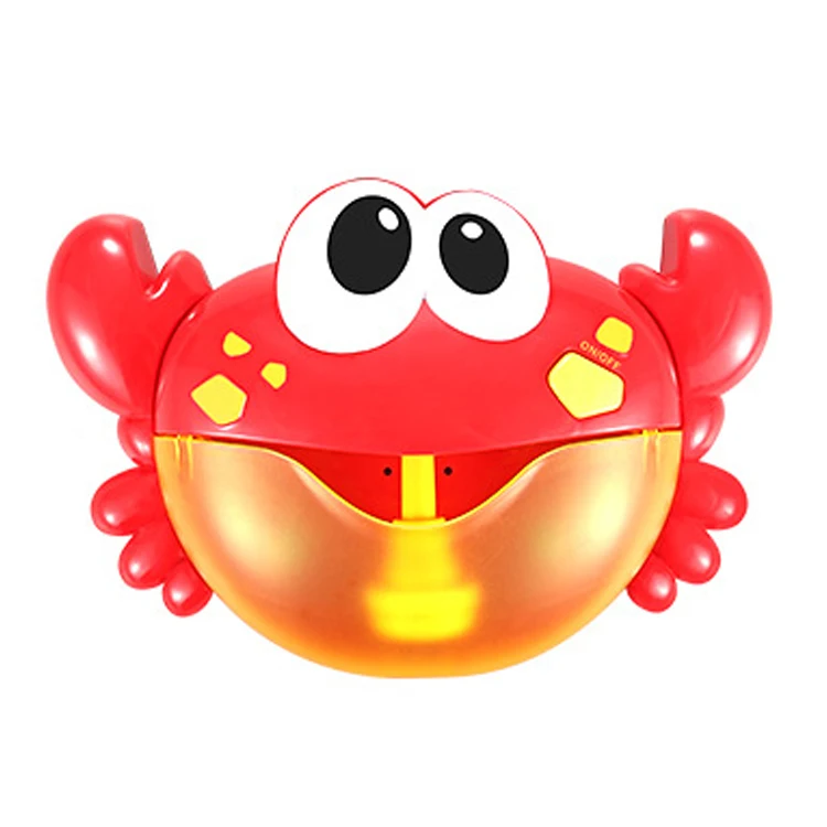 
very attractive design crab bubble toys with music animal baby bath toy 
