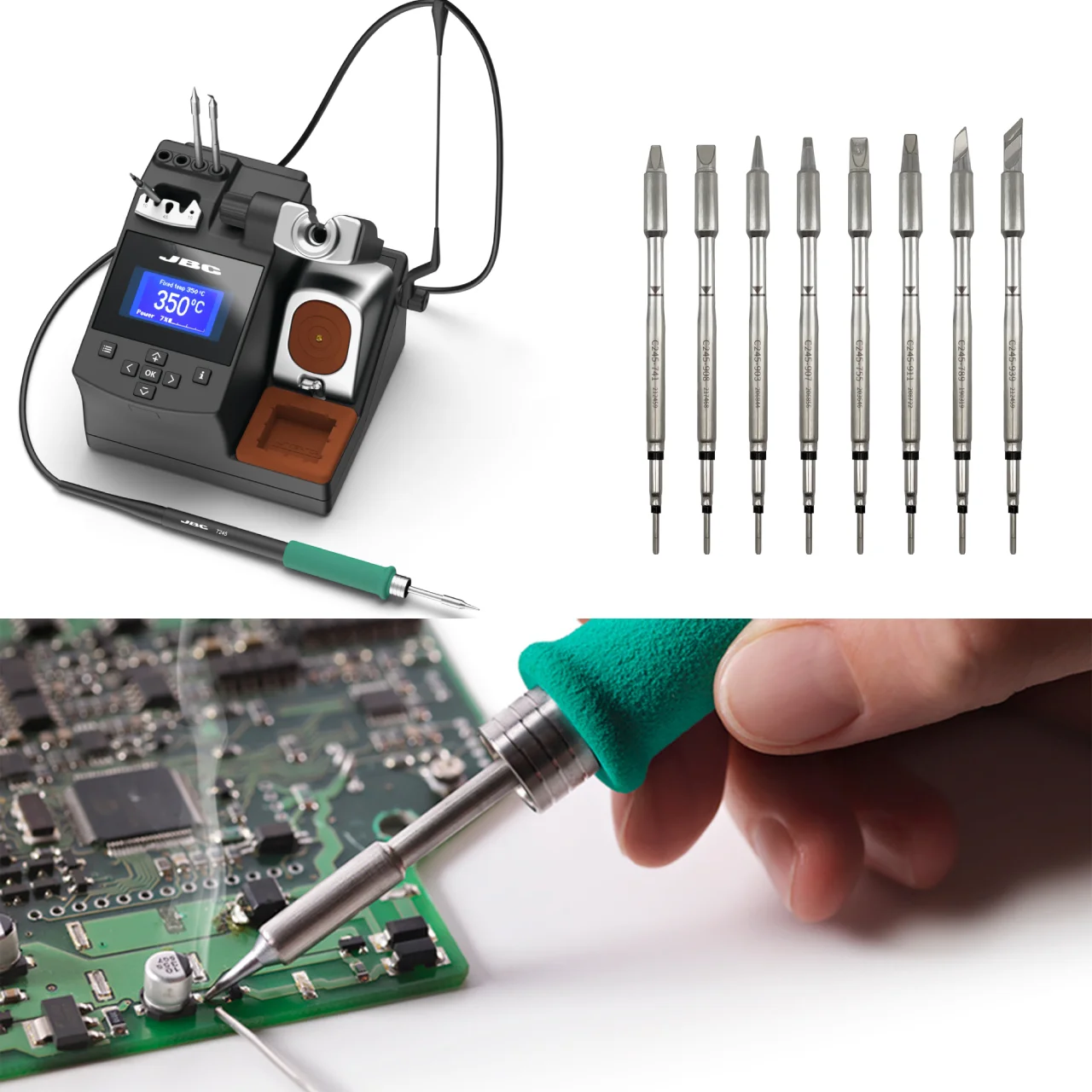 Original JBC CDB/CDS Thermostat Precision Integrated Repair Soldering Iron Station For General Electronics Application.