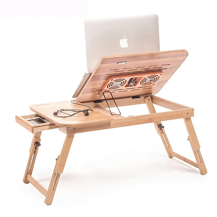 
100% bamboo foldable breakfast serving lap desk folding table tray bed table desks 