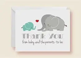 New Style Greeting Cheap Decoration Luxury custom thank you card