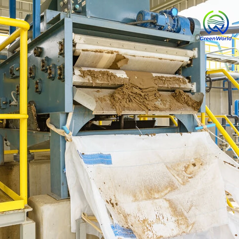 Supply three Dehydration Belt Filter Press Filter Machine Industrial sewage treatment Sludge Dewatering Treatment Equipment