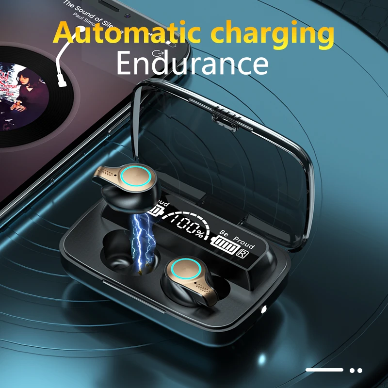 Auricular M18 Новые поступления 2021 Беспроводные Наушники быстрая автоматическая пара hifi Звук идеальный ЖК-дисплей