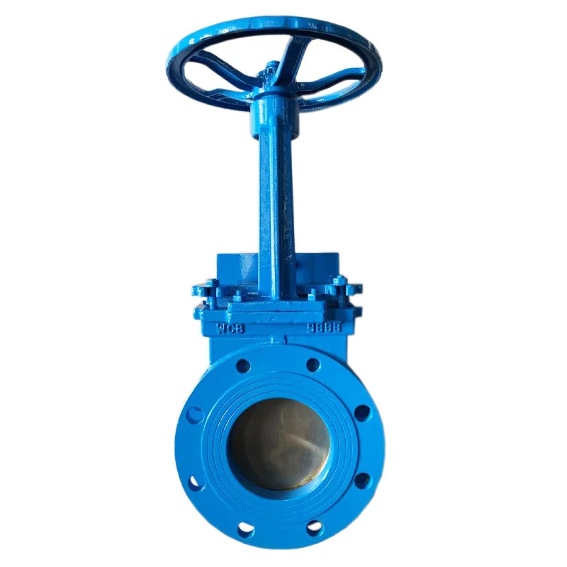 pn16 air operated knife type gate valve