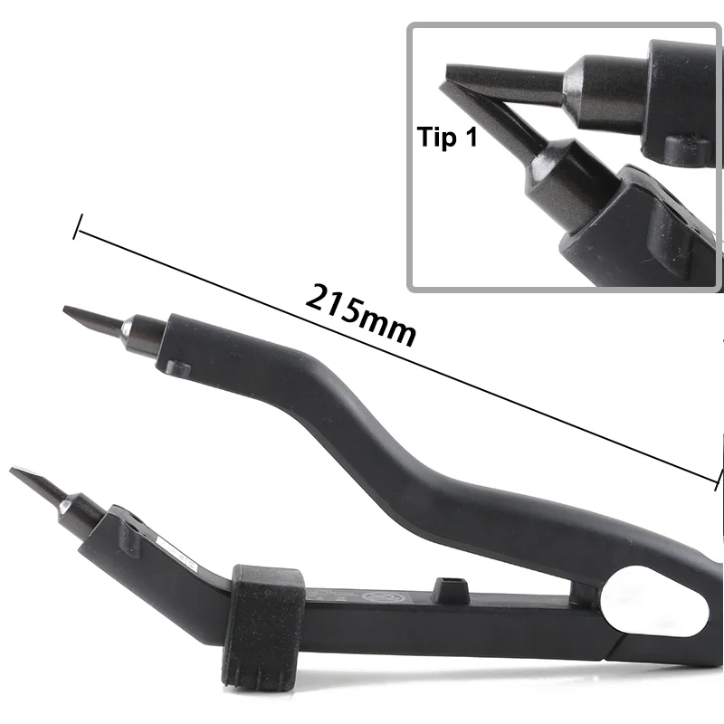 Keratin Hair Extension Iron Mini Flat Tip 220 Degree Temperature Adjustable Salon Hair Connector Iron