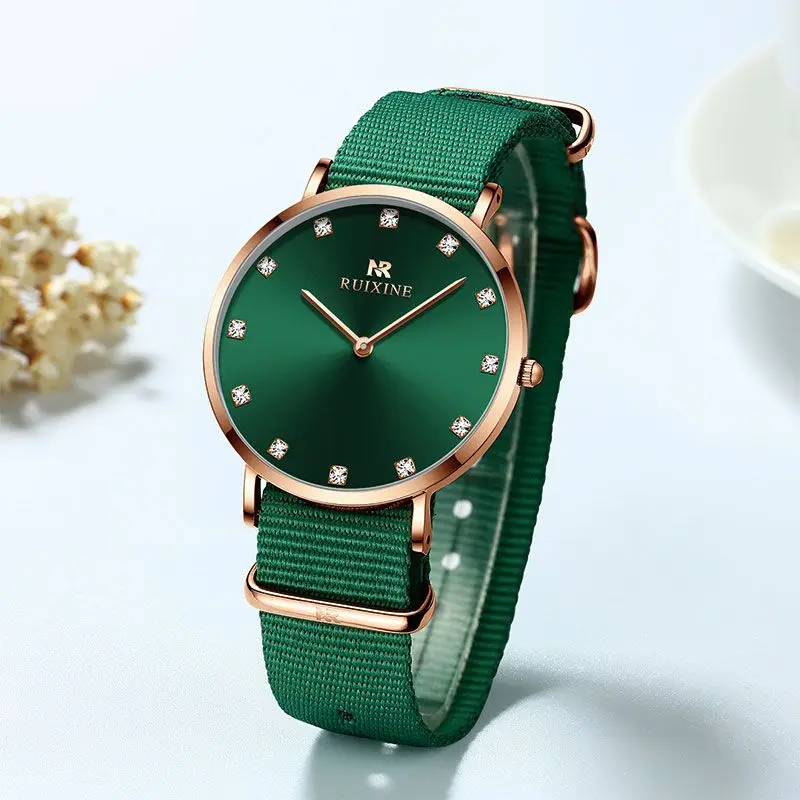 RUIXINE S720L Simple Design Ladies Japanese Quartz Movement Watches Customize Logo Stainless Steel Band Women Wristwatches