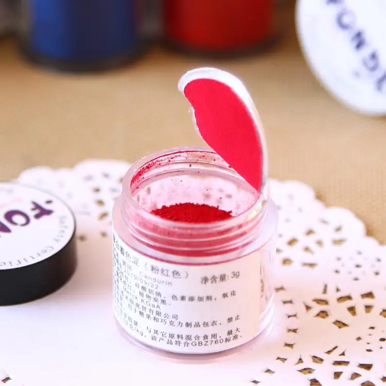 OEM Professional Wholesale Gold Color Edible Dusting Powder