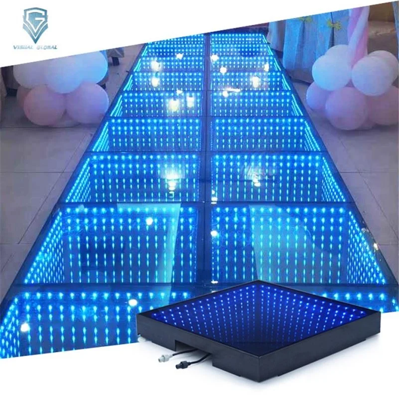 Promotion Color Mixture Rental Business Infinity 3D Disco Rgb Dance Floor
