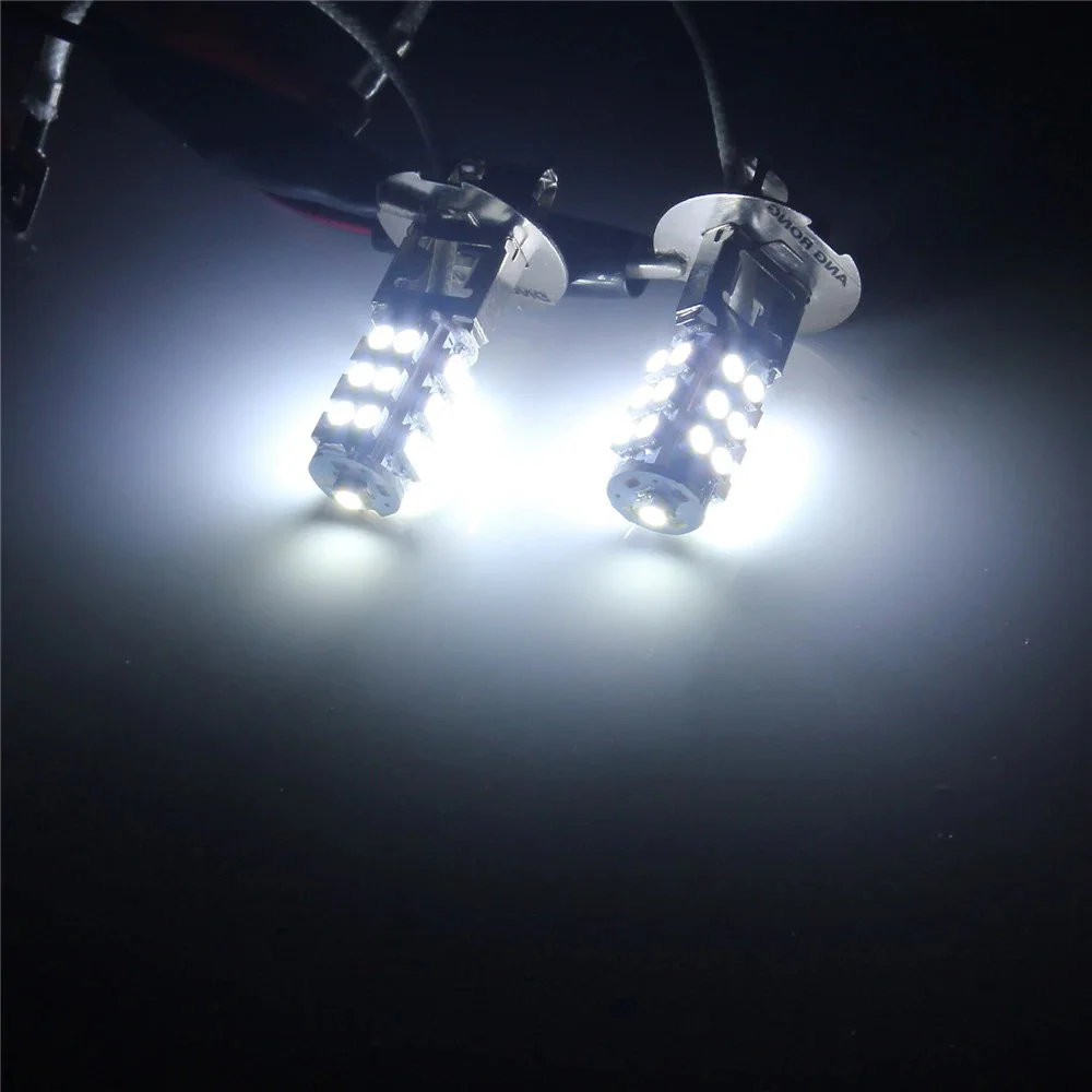 H3 2835 25 SMD Car Light Source LED Headlight Bulbs 12V Car Fog Lamp Universal